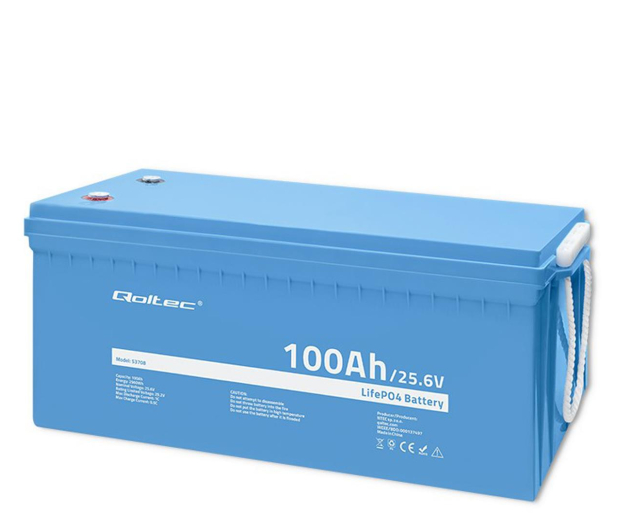 Qoltec Akumulator LiFePO4 25.6V 100AH 2560Wh BMS - 1168194 - zdjęcie 3